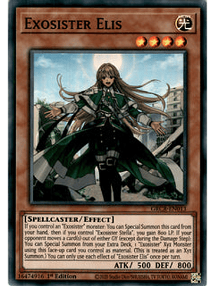 Exosister Elis - GRCR-EN013 - Super Rare 1st Edition