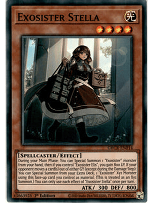 Exosister Stella - GRCR-EN014 - Super Rare 1st Edition