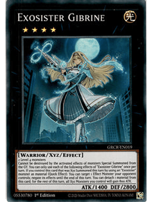 Exosister Gibrine - GRCR-EN019 - Super Rare 1st Edition