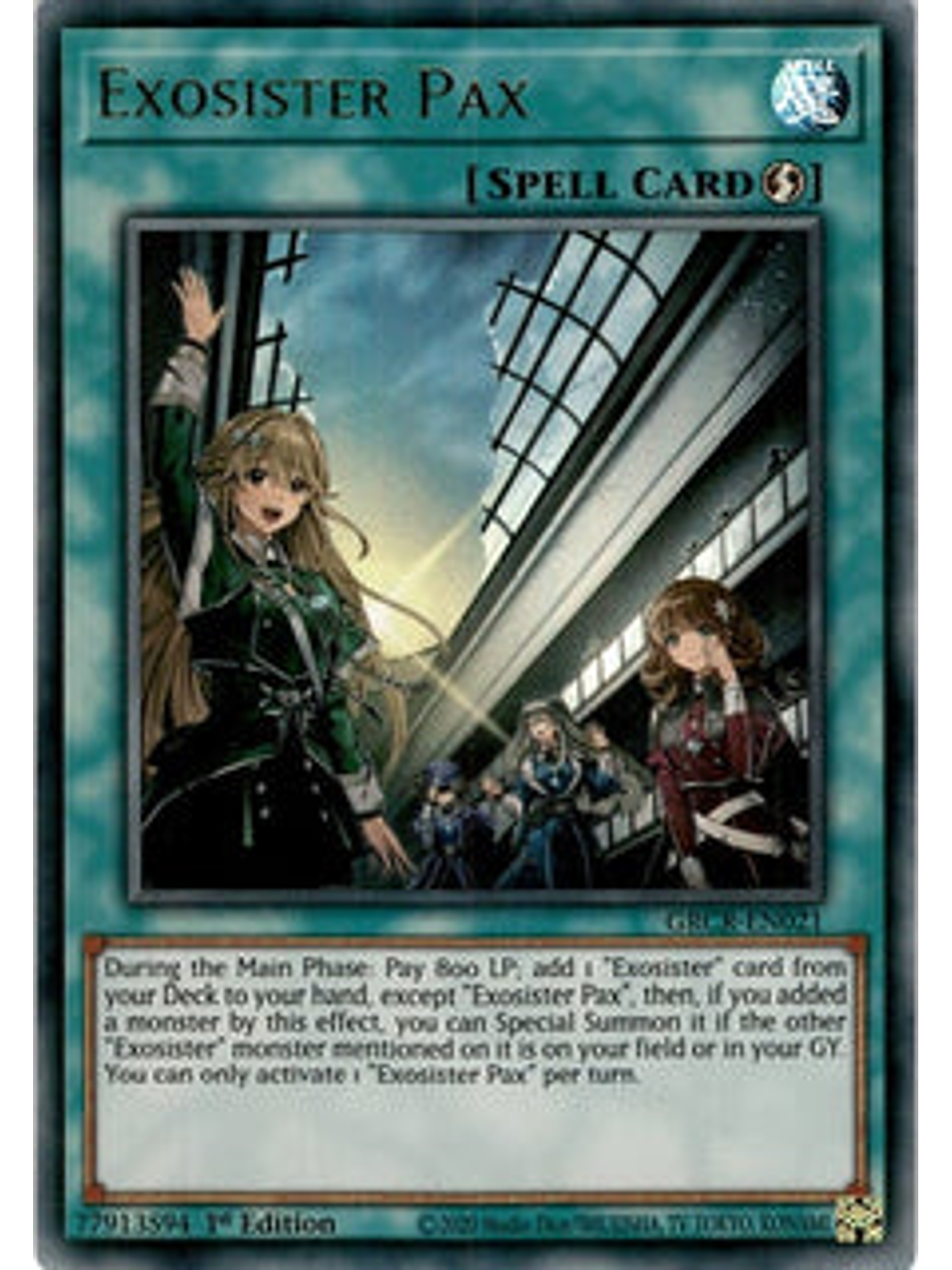 Exosister Pax - GRCR-EN021 - Ultra Rare 1st Edition 1