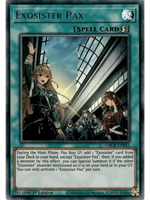 Exosister Pax - GRCR-EN021 - Ultra Rare 1st Edition
