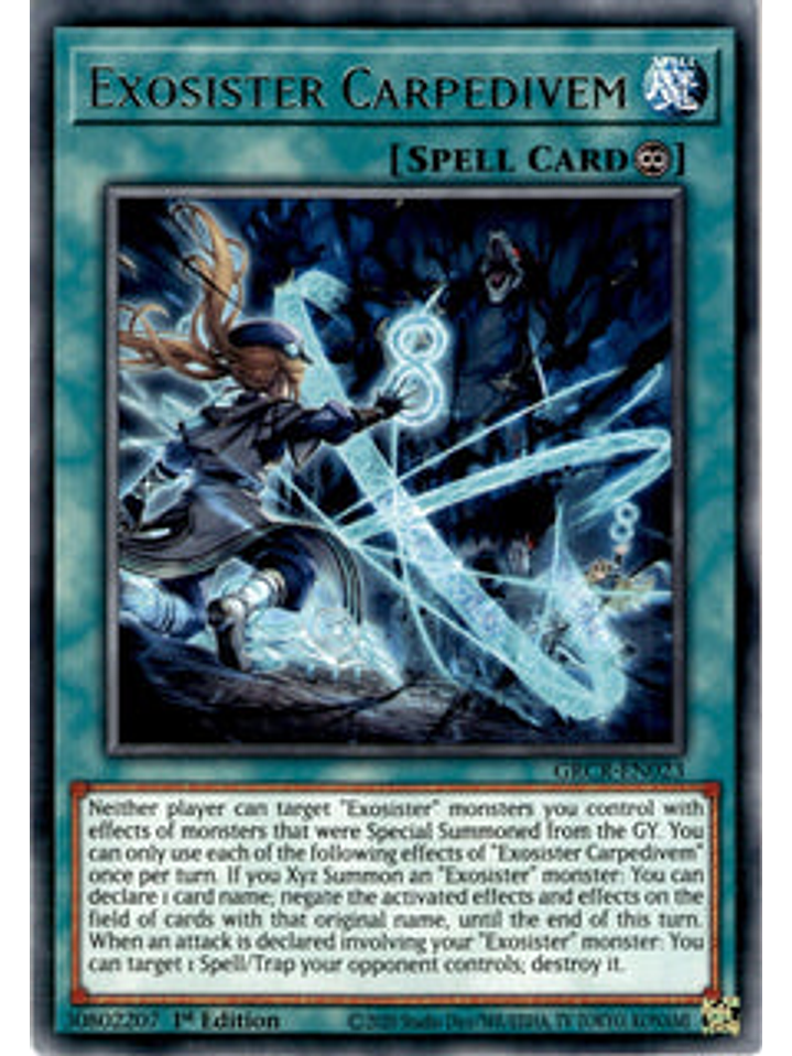 Exosister Carpedivem - GRCR-EN023 - Rare 1st Edition 1
