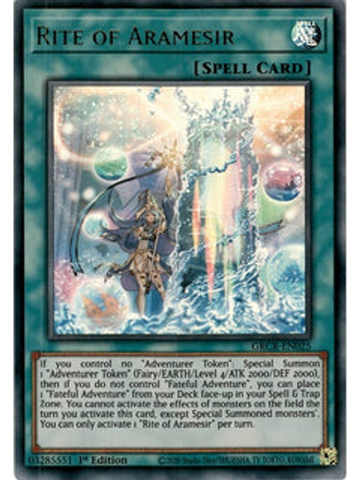 Rite of Aramesir - GRCR-EN025 - Collectors Rare 1st Edition 1