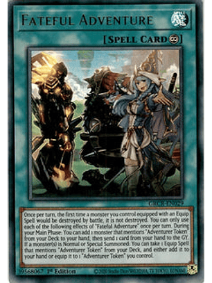 Fateful Adventure - GRCR-EN029 - Collectors Rare 1st Edition