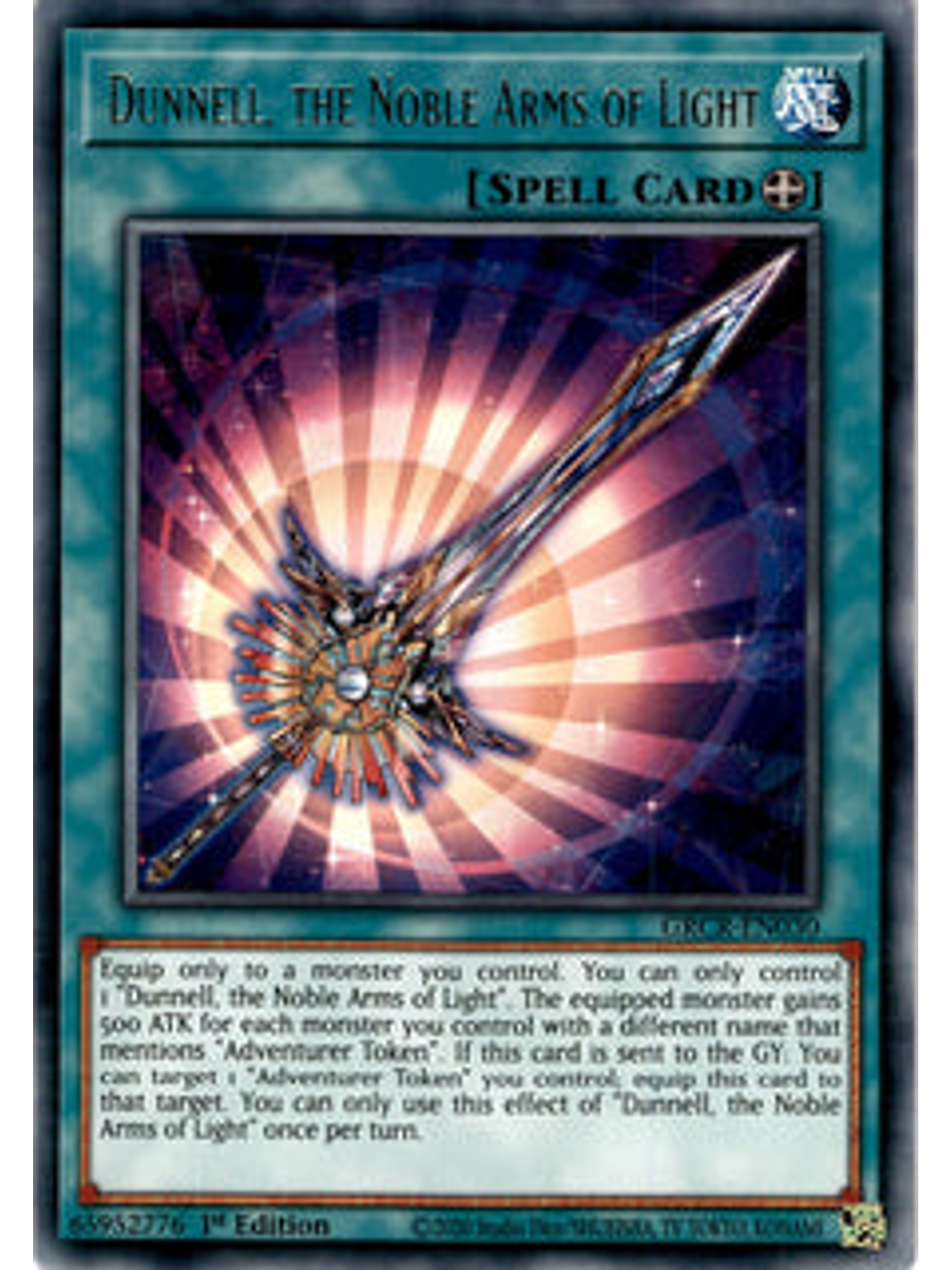 Dunnell, the Noble Arms of Light - GRCR-EN030 - Rare 1st Edition 1