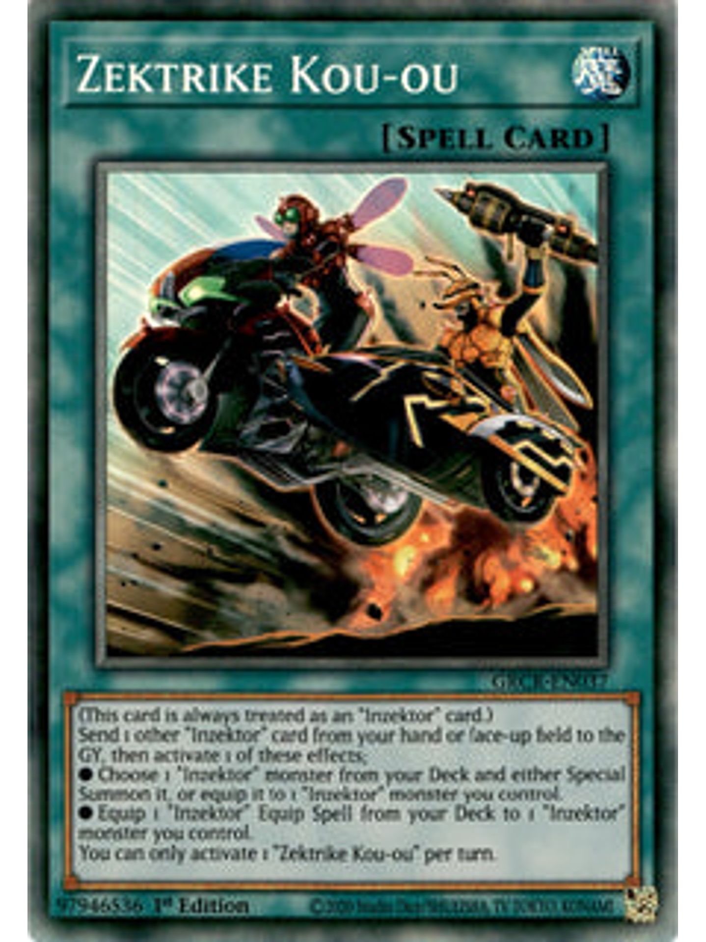 Zektrike Kou-ou - GRCR-EN037 - Ultra Rare 1st Edition 1