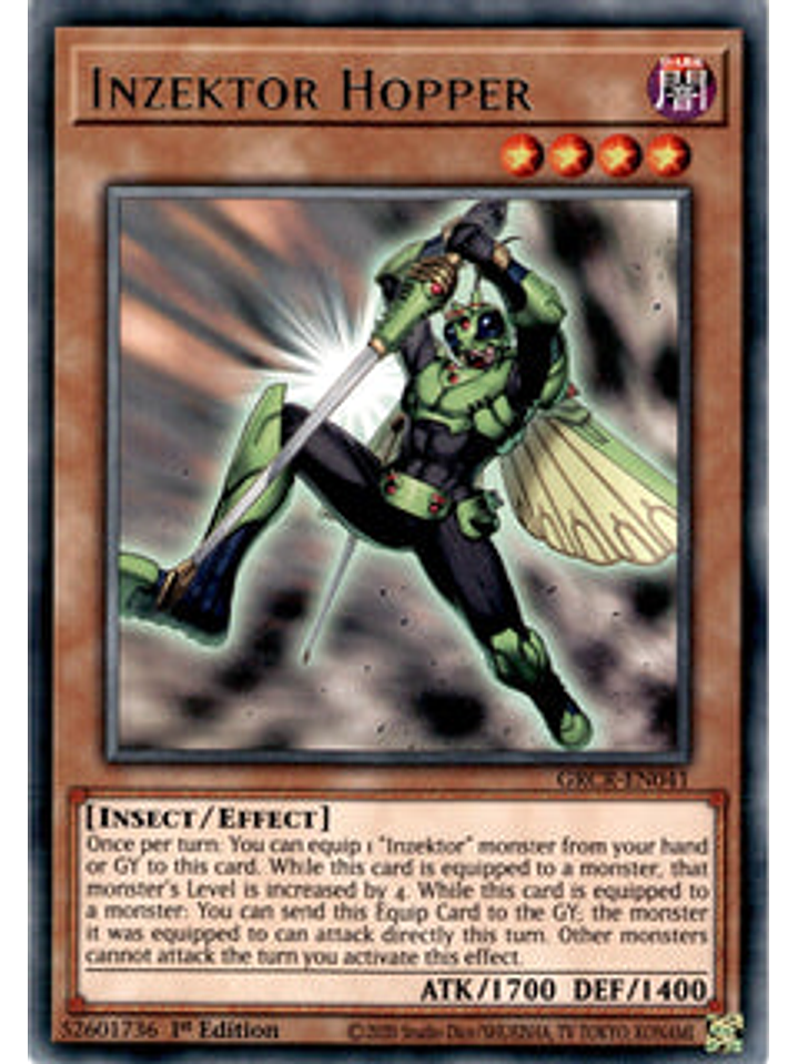 Inzektor Hopper - GRCR-EN041 - Rare 1st Edition 1