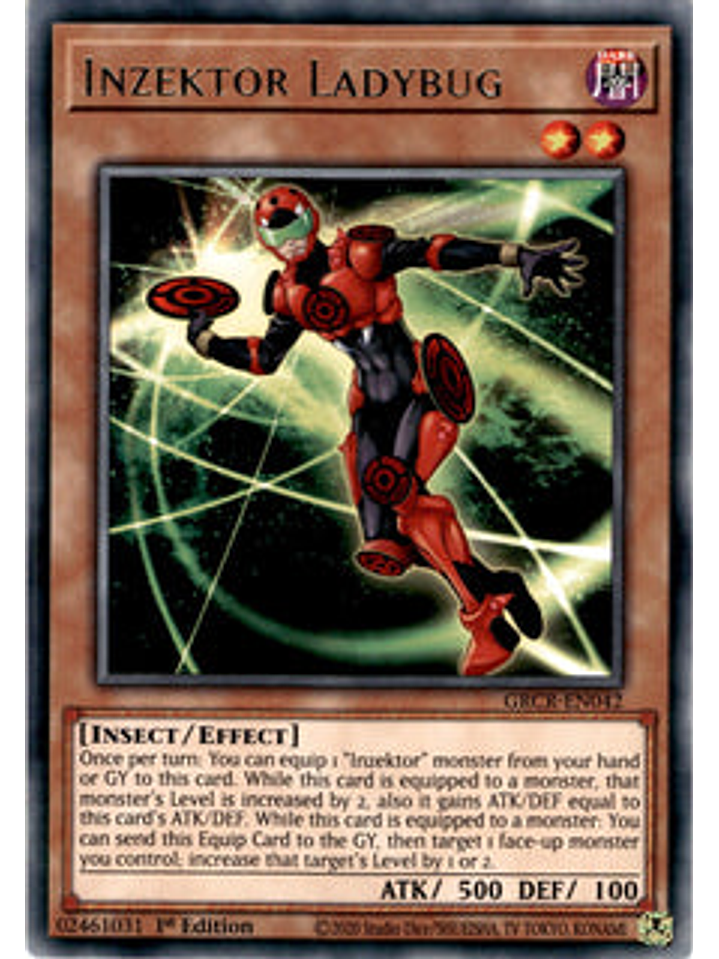 Inzektor Ladybug - GRCR-EN042 - Rare 1st Edition 1