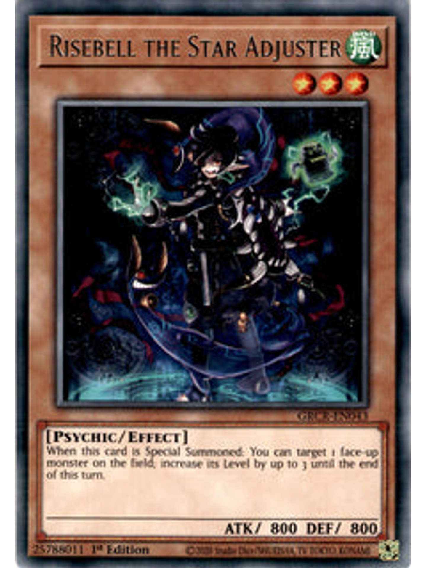 Risebell the Star Adjuster - GRCR-EN043 - Rare 1st Edition 1