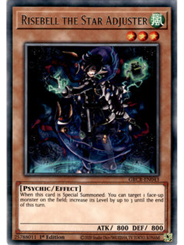 Risebell the Star Adjuster - GRCR-EN043 - Rare 1st Edition 1