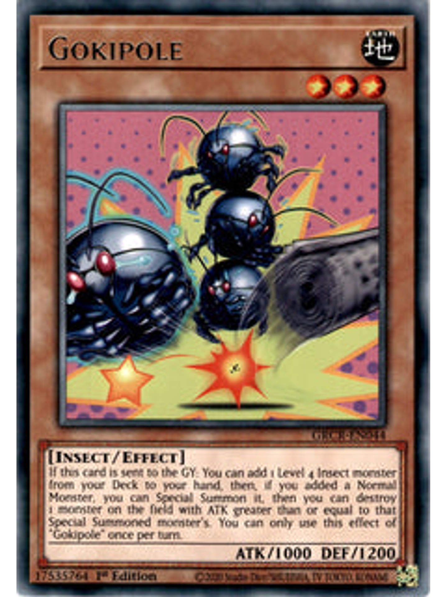 Gokipole - GRCR-EN044 - Rare 1st Edition 1