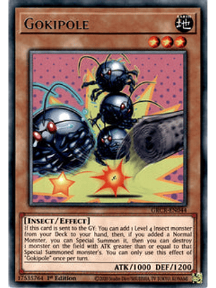 Gokipole - GRCR-EN044 - Rare 1st Edition