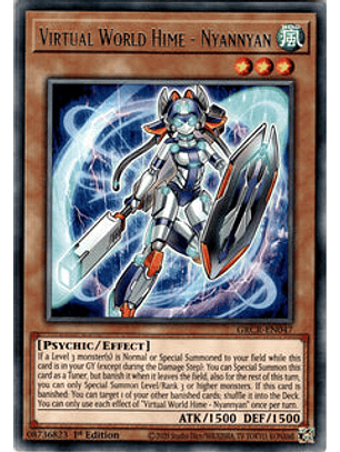 Virtual World Hime - Nyannyan - GRCR-EN047 - Rare 1st Edition