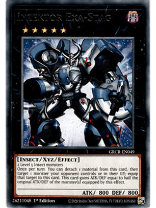 Inzektor Exa-Stag - GRCR-EN049 - Rare 1st Edition