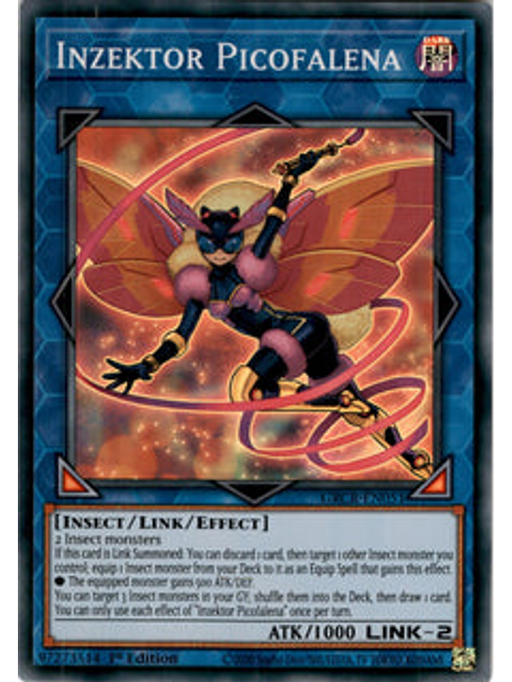 Inzektor Picofalena - GRCR-EN051 - Super Rare 1st Edition 1