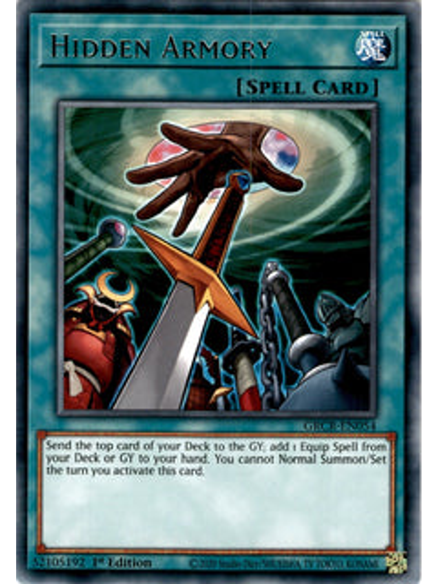 Hidden Armory - GRCR-EN054 - Rare 1st Edition 1