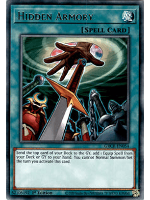 Hidden Armory - GRCR-EN054 - Rare 1st Edition