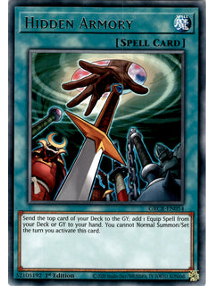Hidden Armory - GRCR-EN054 - Rare 1st Edition 1