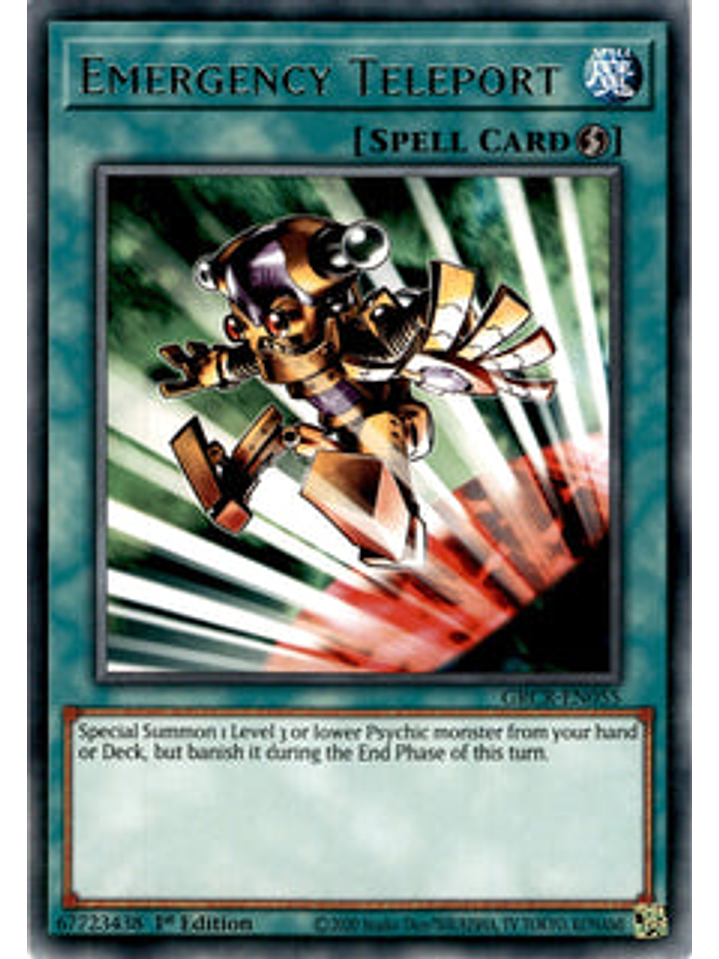 Emergency Teleport - GRCR-EN055 - Rare 1st Edition 1