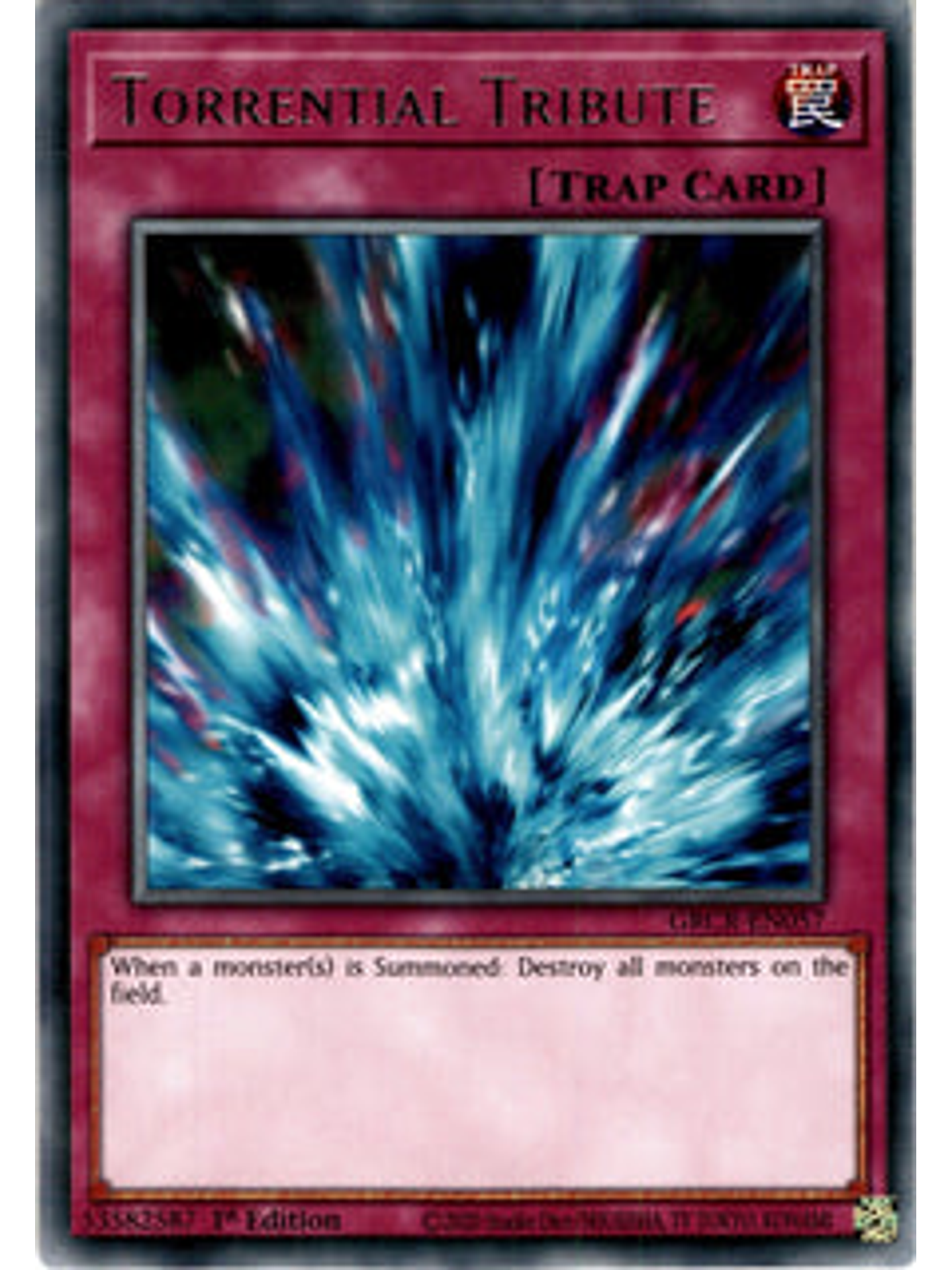 Torrential Tribute - GRCR-EN057 - Rare 1st Edition 1