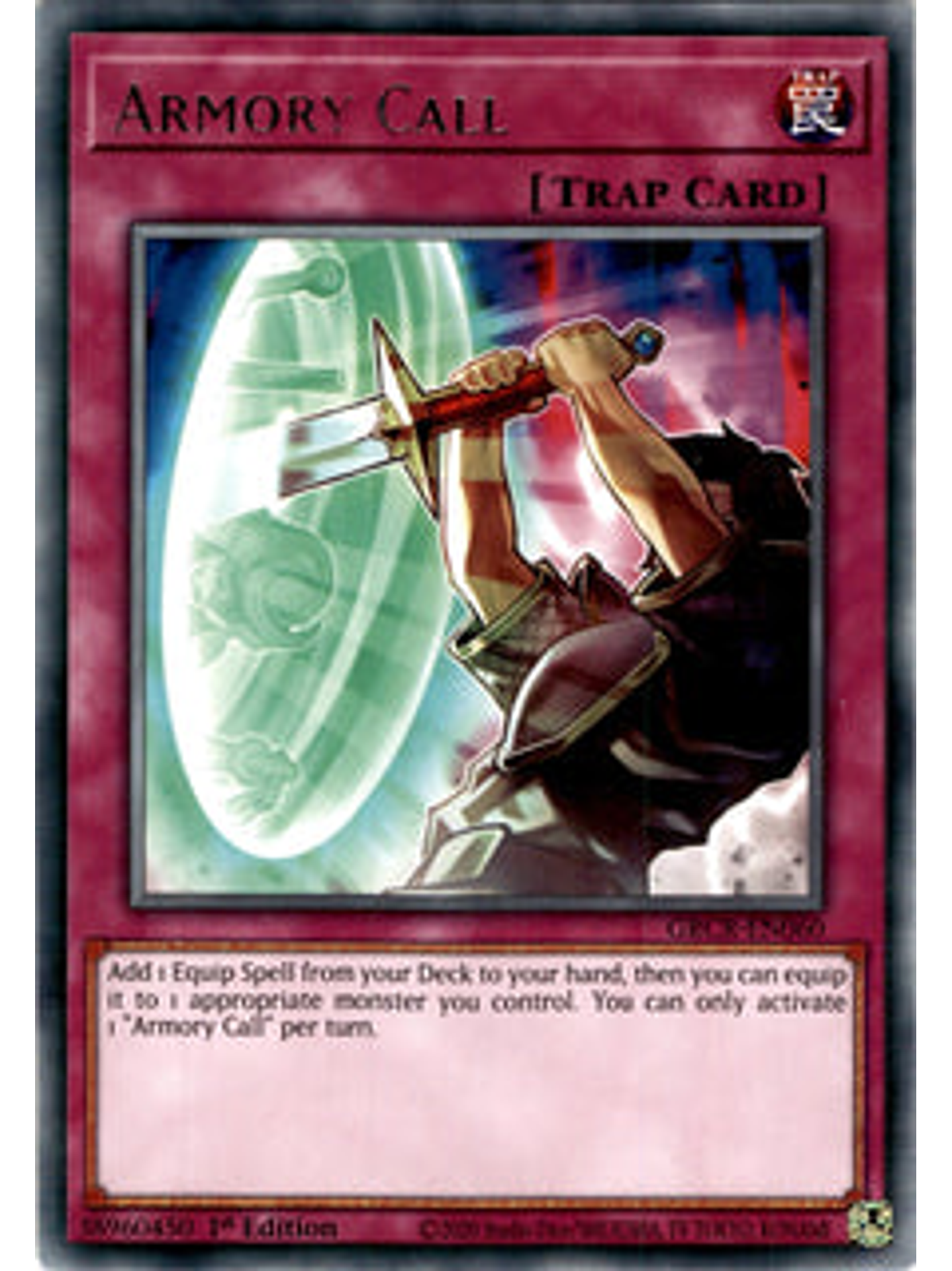 Armory Call - GRCR-EN060 - Rare 1st Edition 1