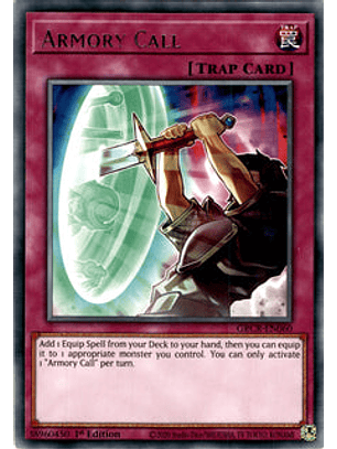 Armory Call - GRCR-EN060 - Rare 1st Edition