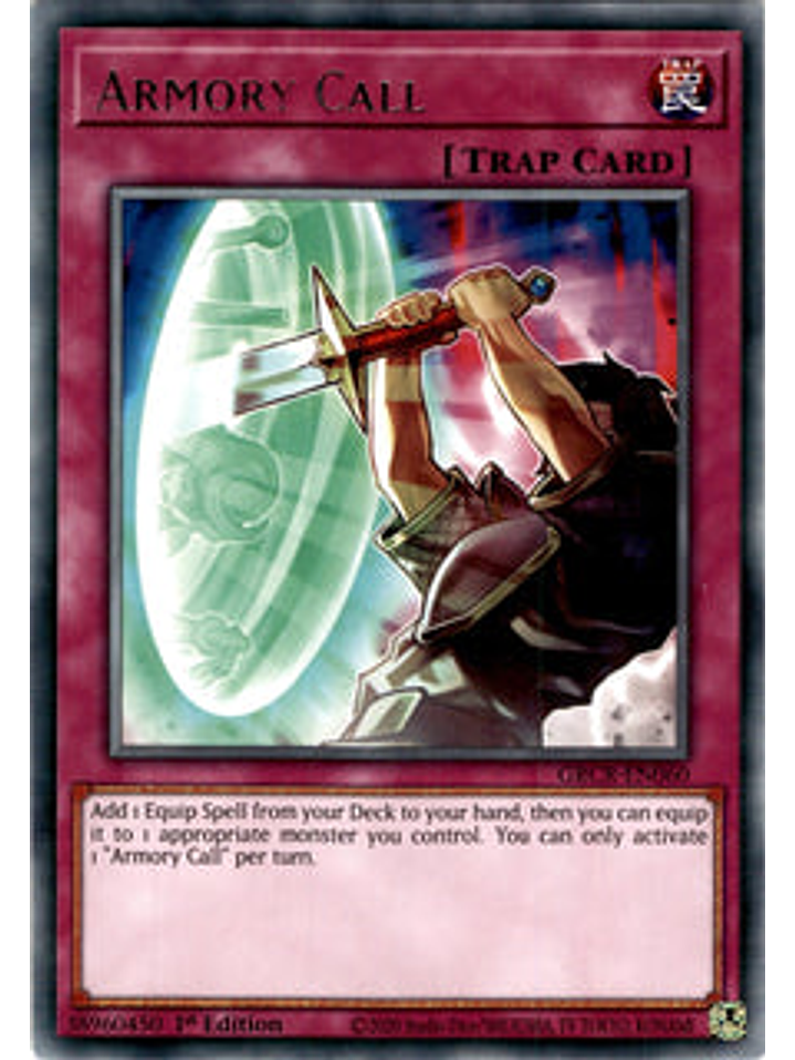 Armory Call - GRCR-EN060 - Rare 1st Edition 1