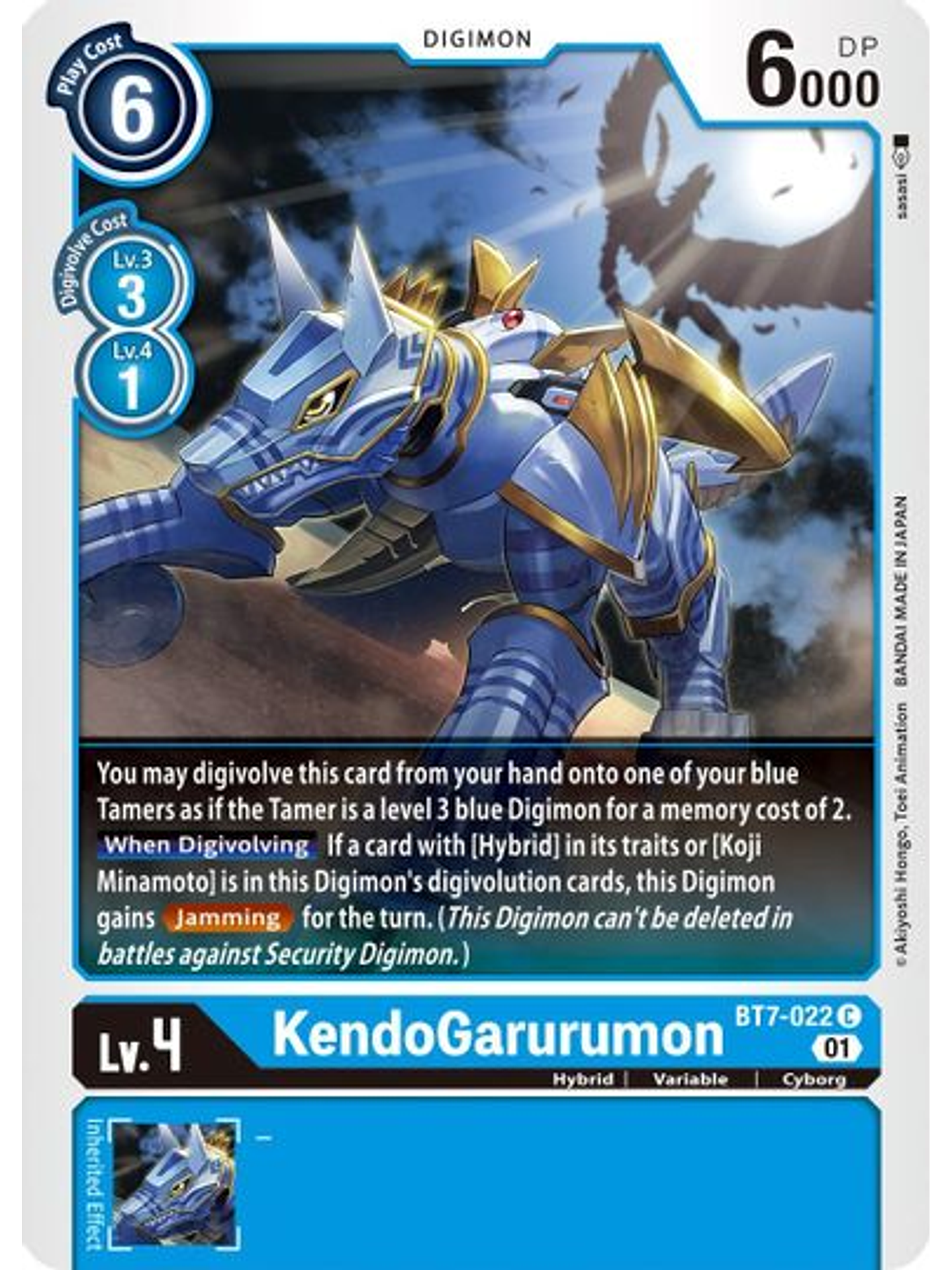 BT7-022 C KendoGarurumon  1