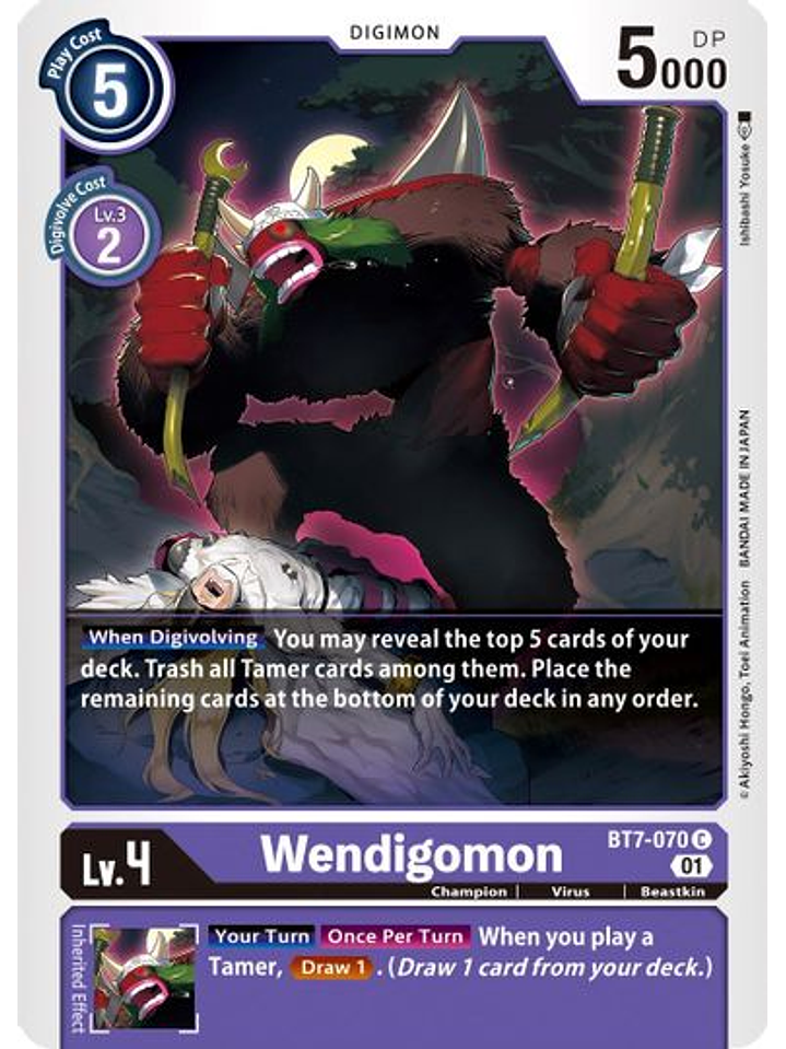 BT7-070 C Wendigomon  1