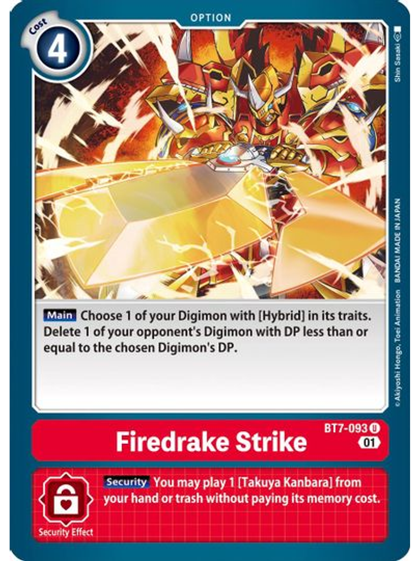 BT7-093 U Firedrake Strike  1