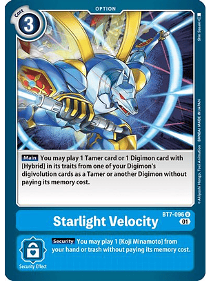 BT7-096 U Starlight Velocity 