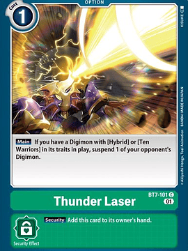 BT7-101 C Thunder Laser 