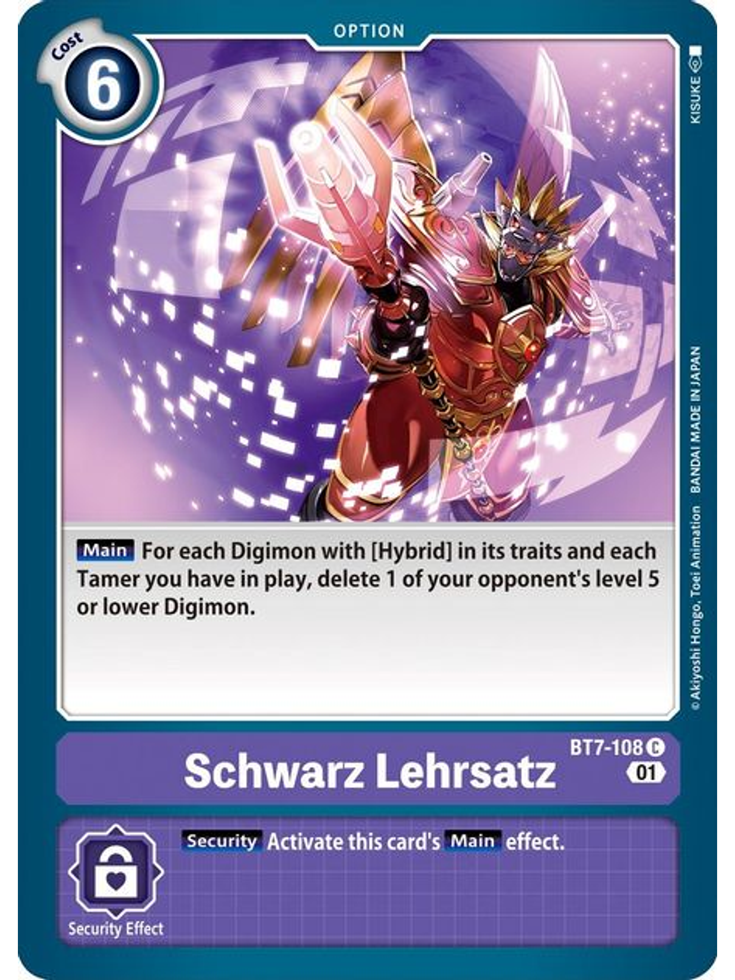 BT7-108 C Schwarz Lehrsatz  1