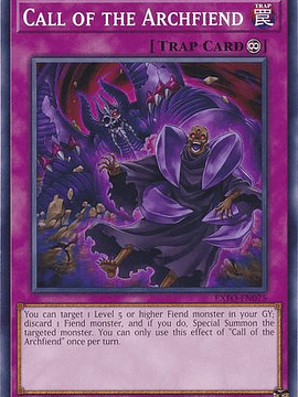 Call of the Archfiend - EXFO-EN075 - Common 1st Edition