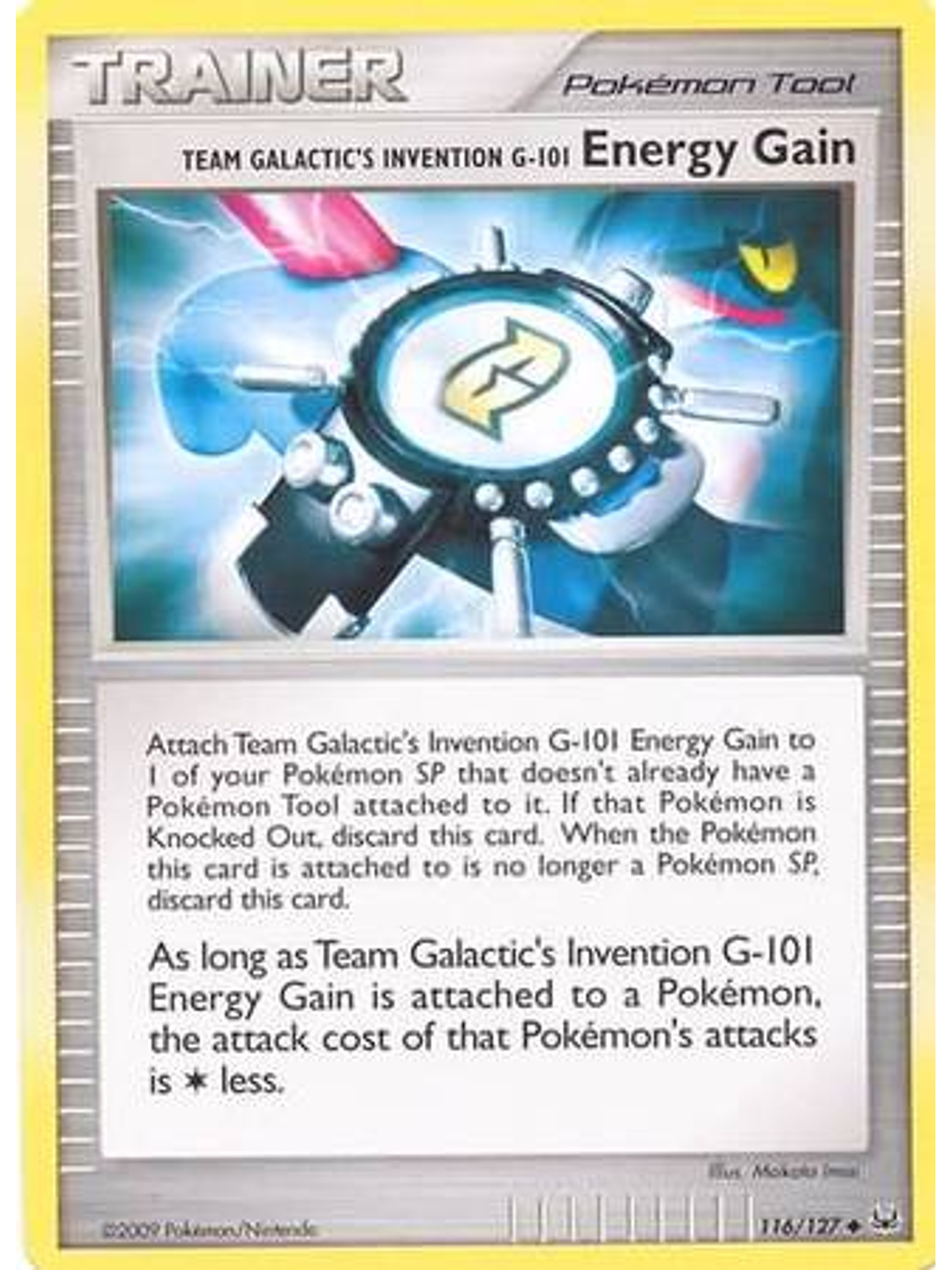 Team Galactic's invention G-101 Energy Gain - 116/127 - Uncommon 1