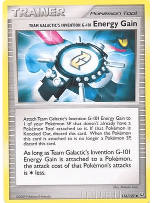 Team Galactic's invention G-101 Energy Gain - 116/127 - Uncommon