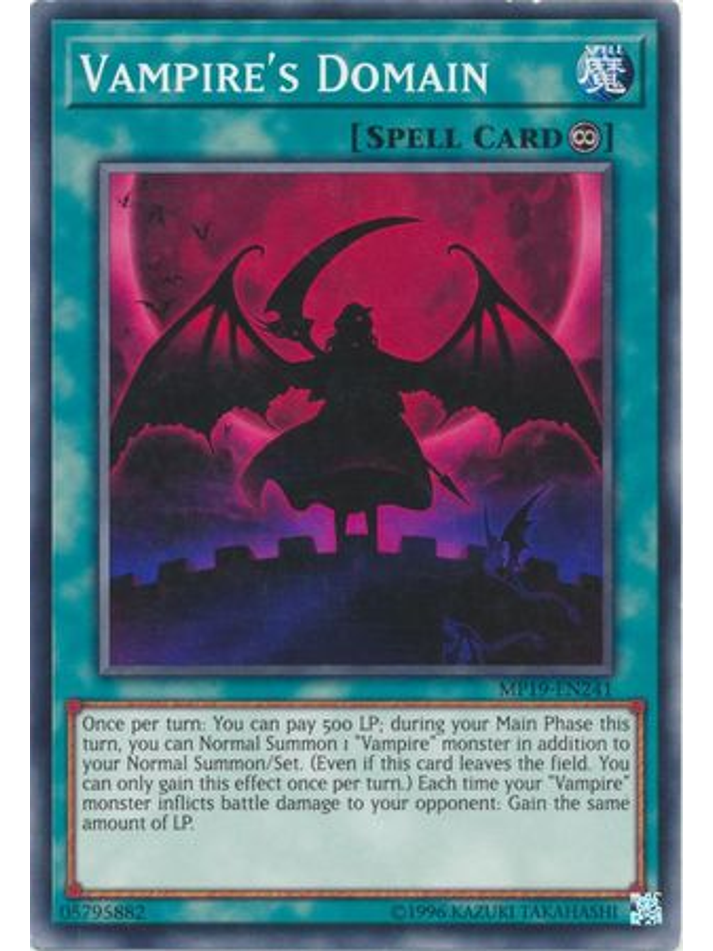 Vampire's Domain - MP19-EN241 - Common Unlimited 1