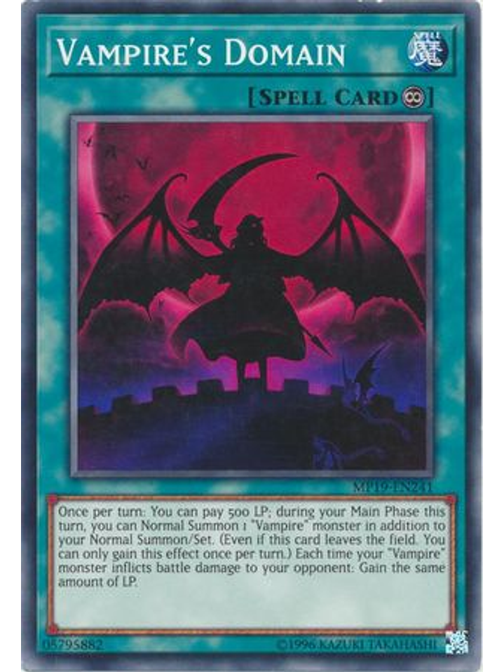 Vampire's Domain - MP19-EN241 - Common Unlimited 1
