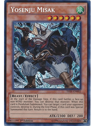 Yosenju Misak - THSF-EN002 - Secret Rare 1st Edition