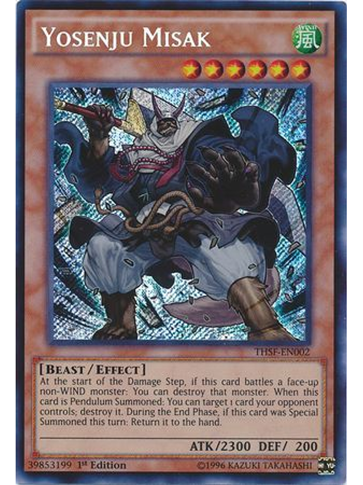 Yosenju Misak - THSF-EN002 - Secret Rare 1st Edition 1