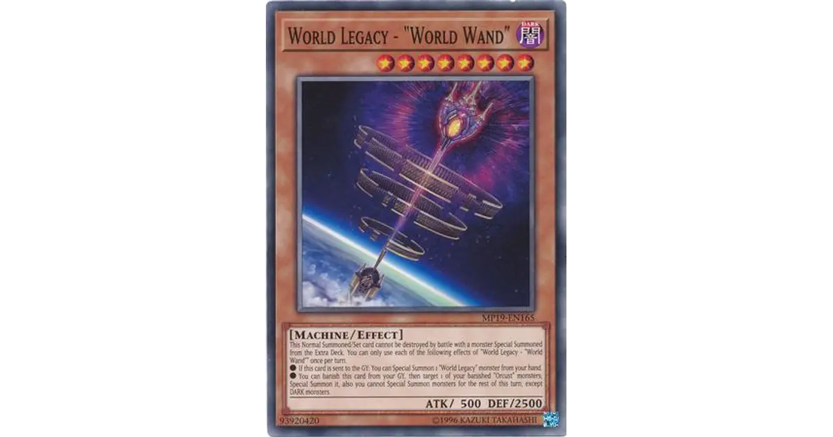 World Legacy - "World Wand" - 2019 Gold Sarcophagus Tin Mega Pack (Common) [ MP19-165] - El Duelista – El Duelista