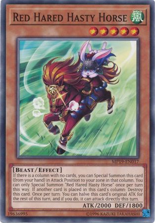 Red Hared Hasty Horse - MP19-EN017 - Common Unlimited