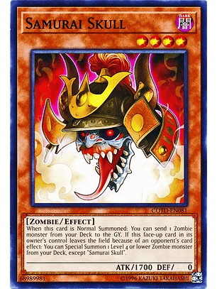 Samurai Skull - COTD-EN081 - Common Unlimited