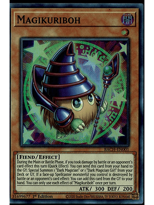 Magikuriboh - BACH-EN001 - Super Rare 1st Edition
