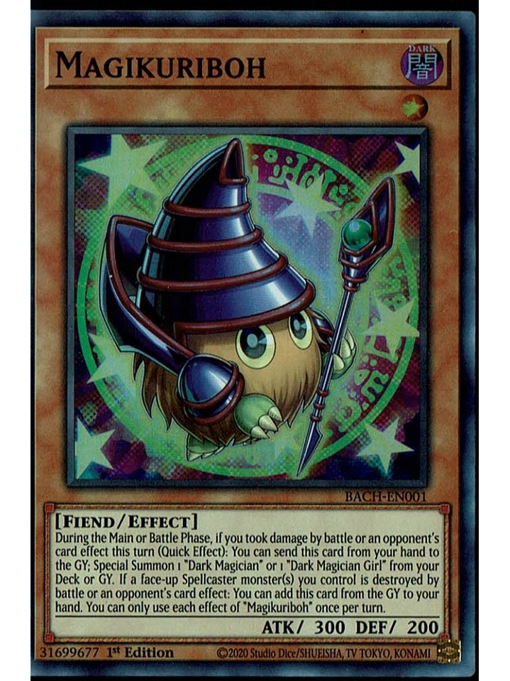 Magikuriboh - BACH-EN001 - Super Rare 1st Edition 1