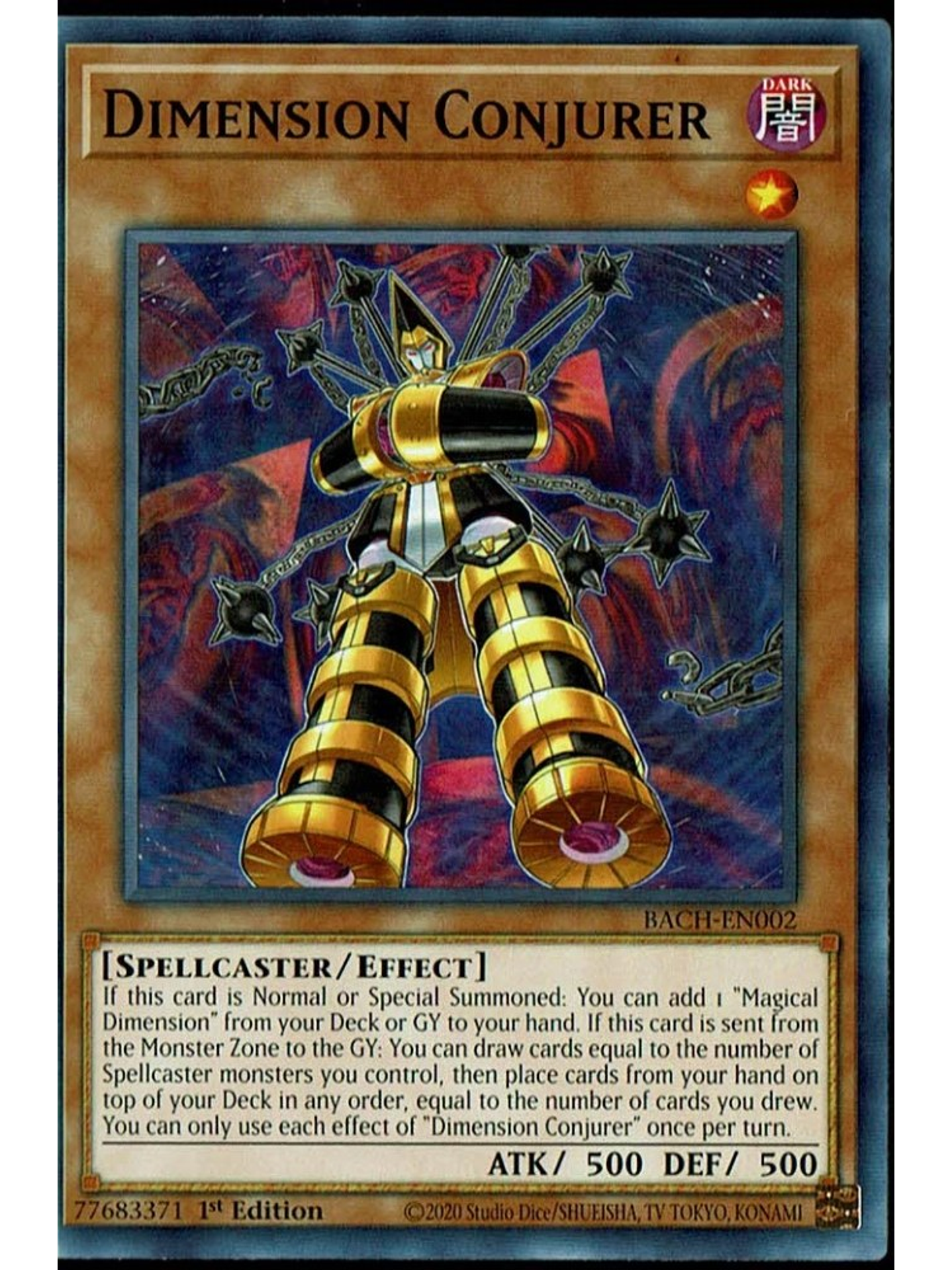 Dimension Conjurer - BACH-EN002 - Common 1st Edition 1