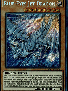 Blue-Eyes Jet Dragon - BACH-EN004 - Secret Rare 1st Edition