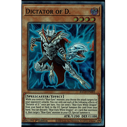 Dictator of D. - BACH-EN005 - Super Rare 1st Edition