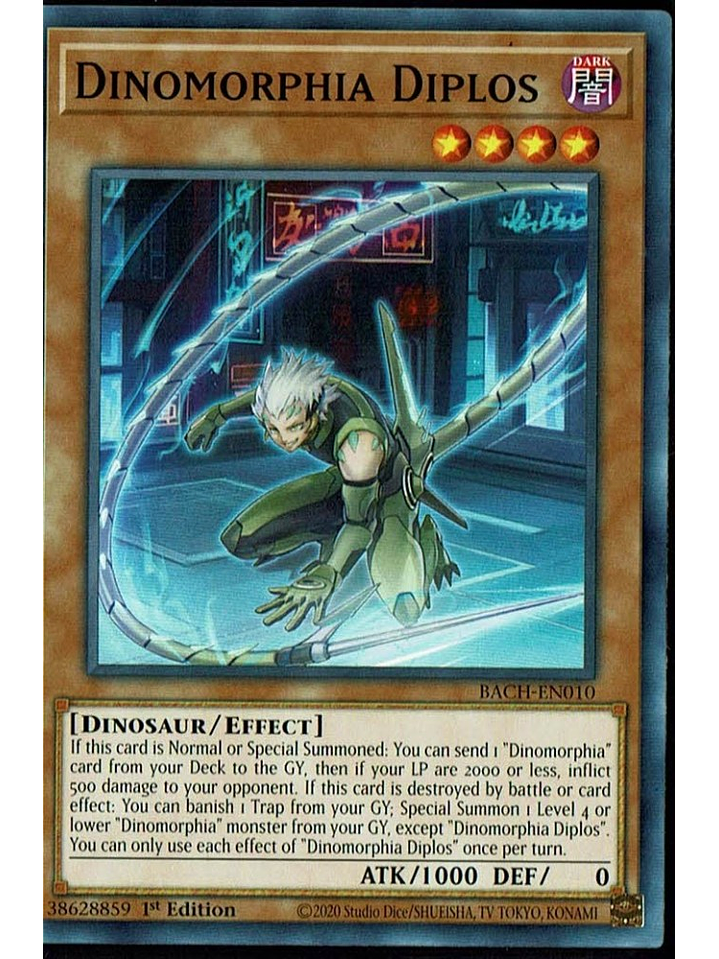 Dinomorphia Diplos - BACH-EN010 - Common 1st Edition 1