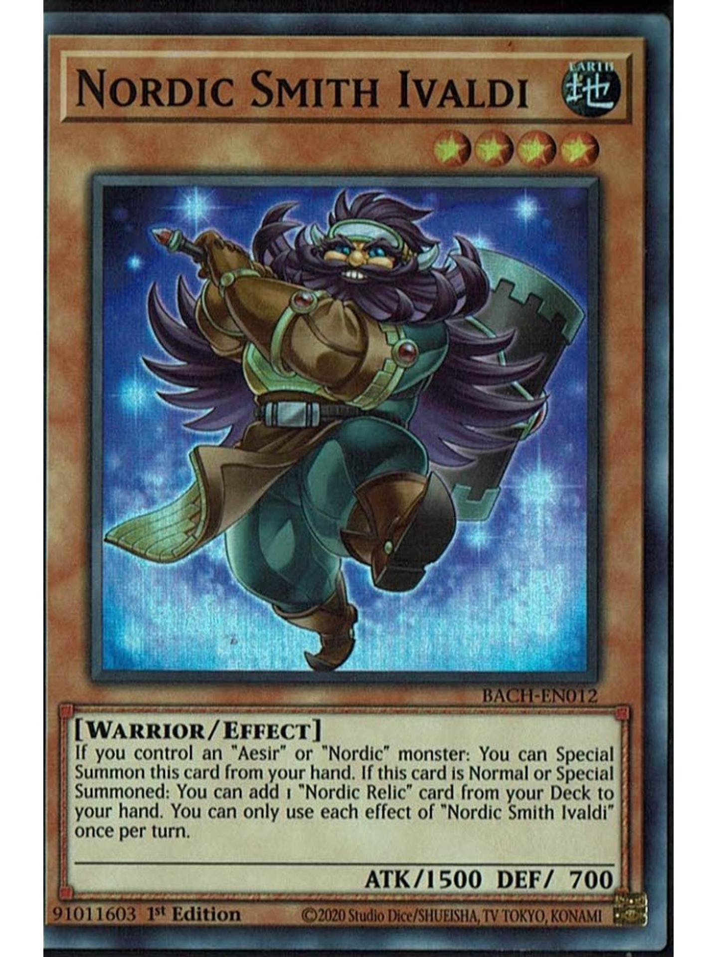 Nordic Smith Ivaldi - BACH-EN012 - Super Rare 1st Edition 1